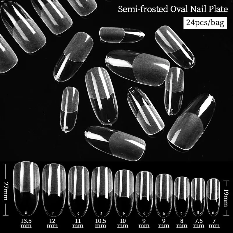 Nail Art Press on False Nails Fake Nails Coffin Gel Nails Extension System Full Cover Short Nail Soft Gel Tips Accessories Tool