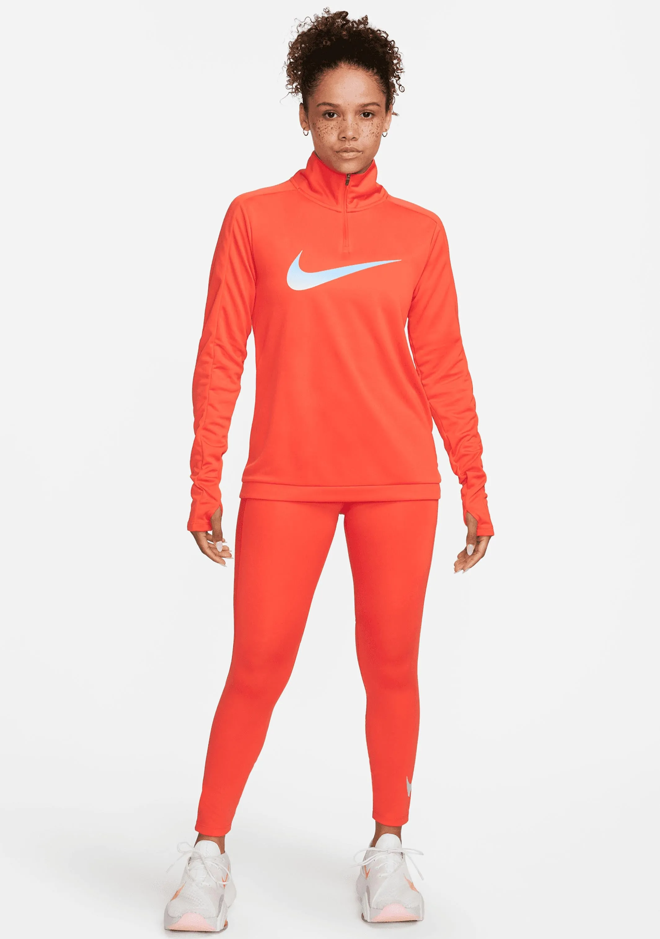 Nike Womens Swoosh Half Zip Top <br> DX0952-633