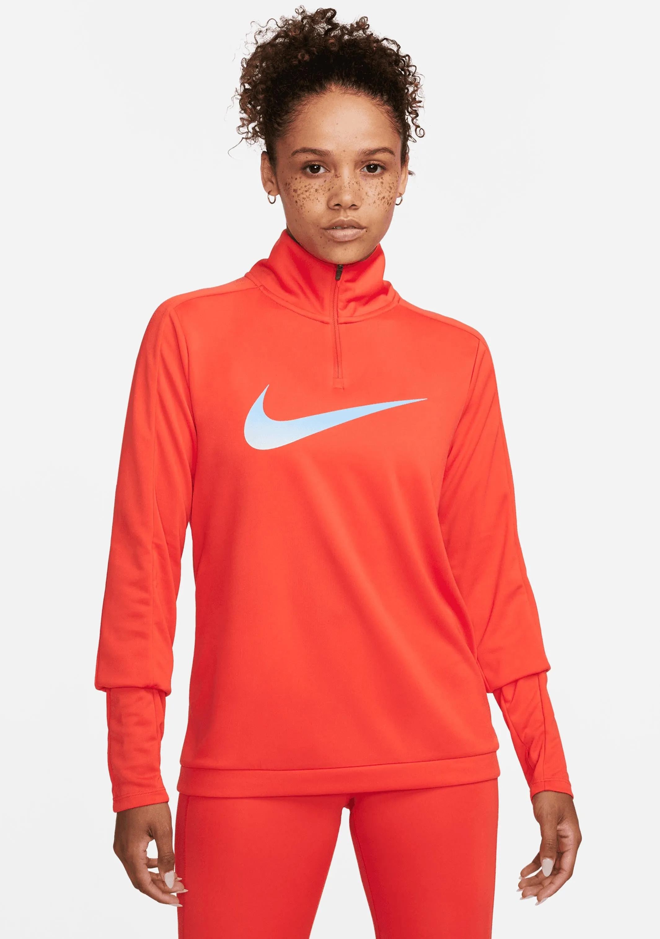 Nike Womens Swoosh Half Zip Top <br> DX0952-633