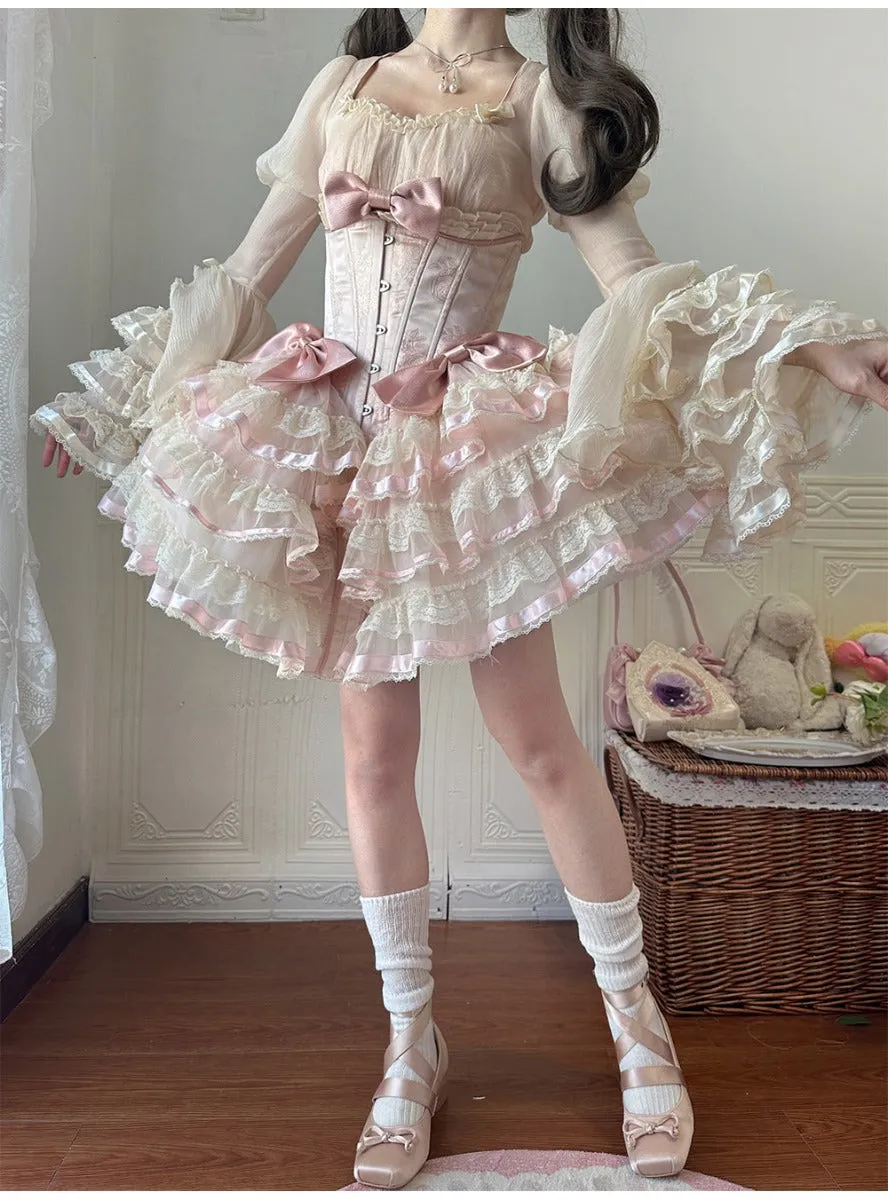 Paris satin lolita heavy dress