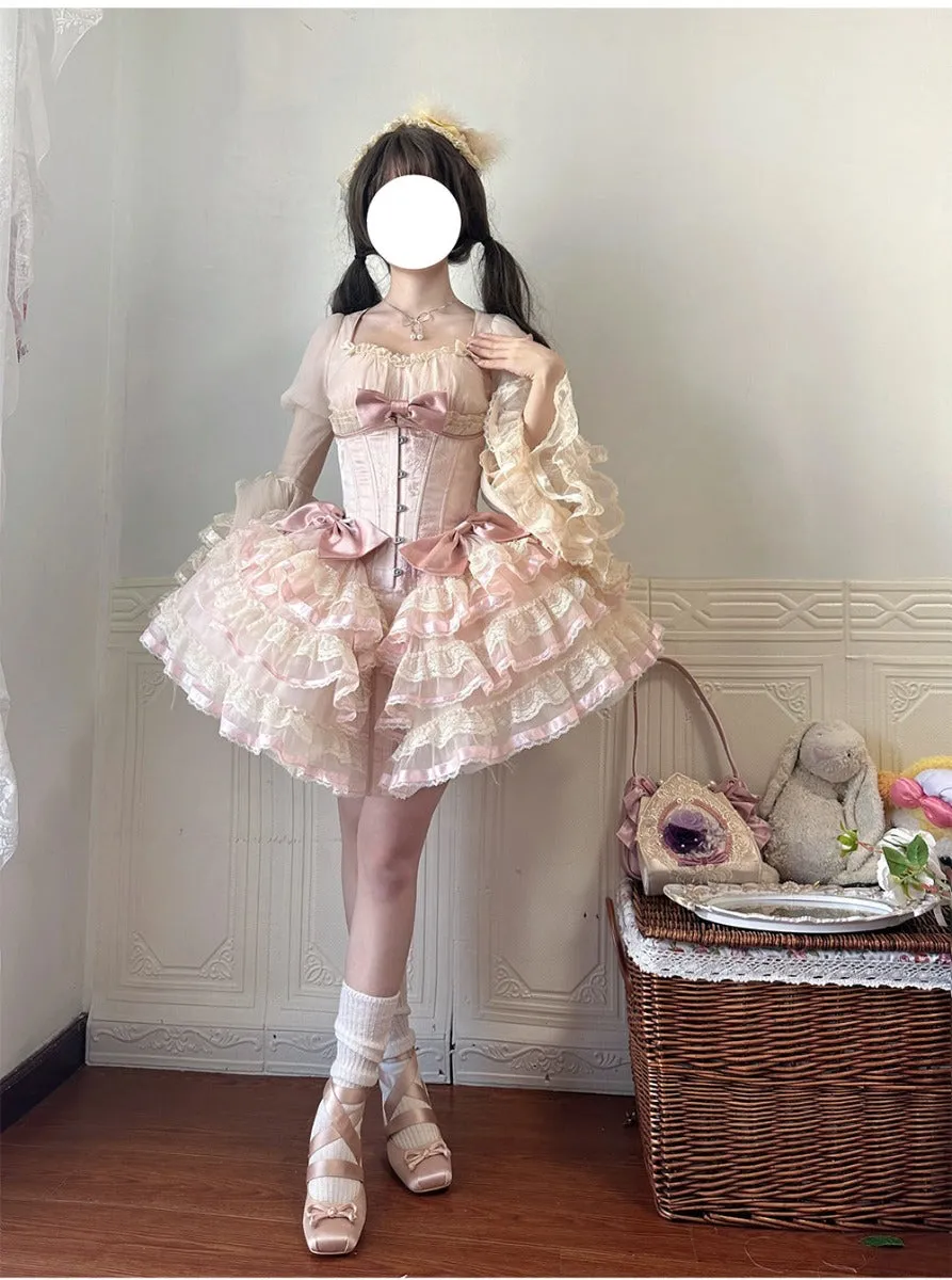 Paris satin lolita heavy dress