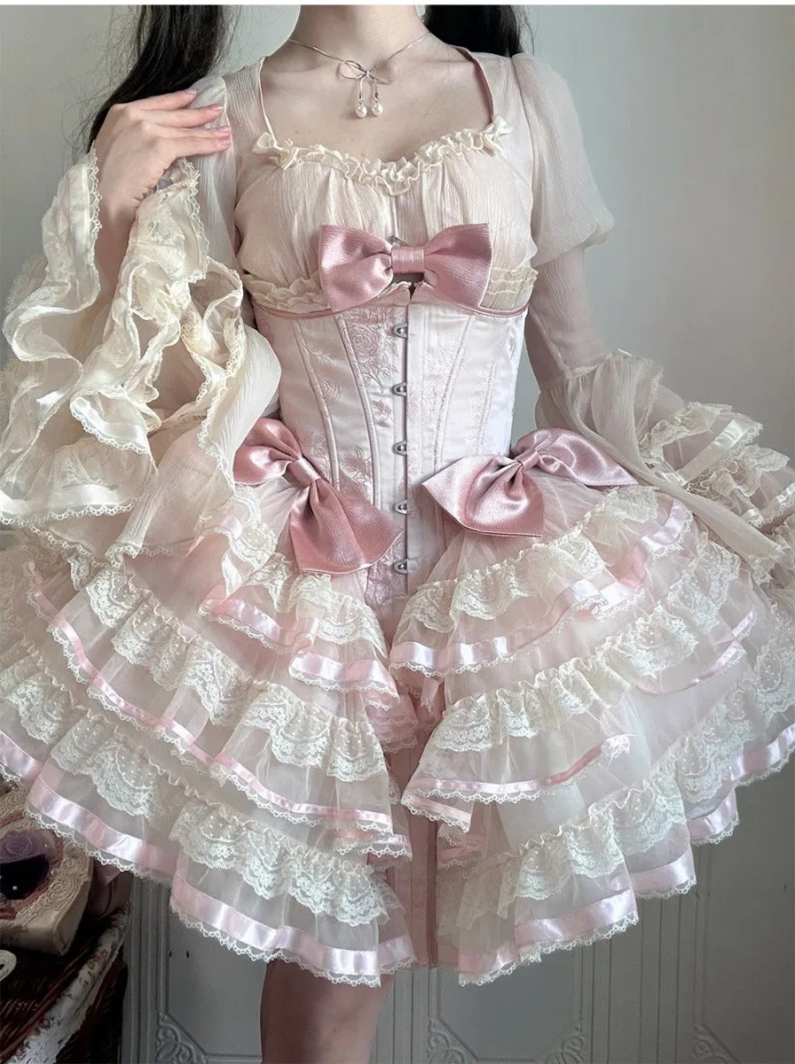 Paris satin lolita heavy dress