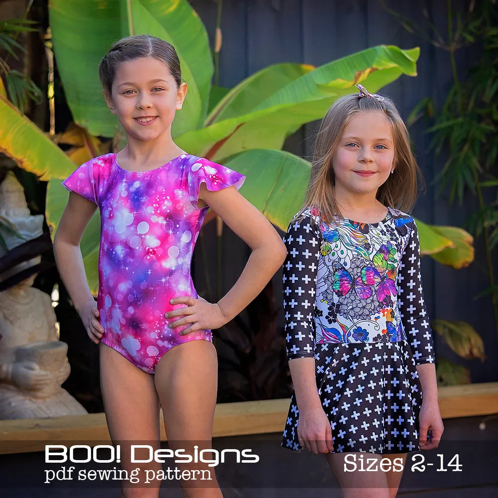 PDF Pattern: Sleeved Leotard