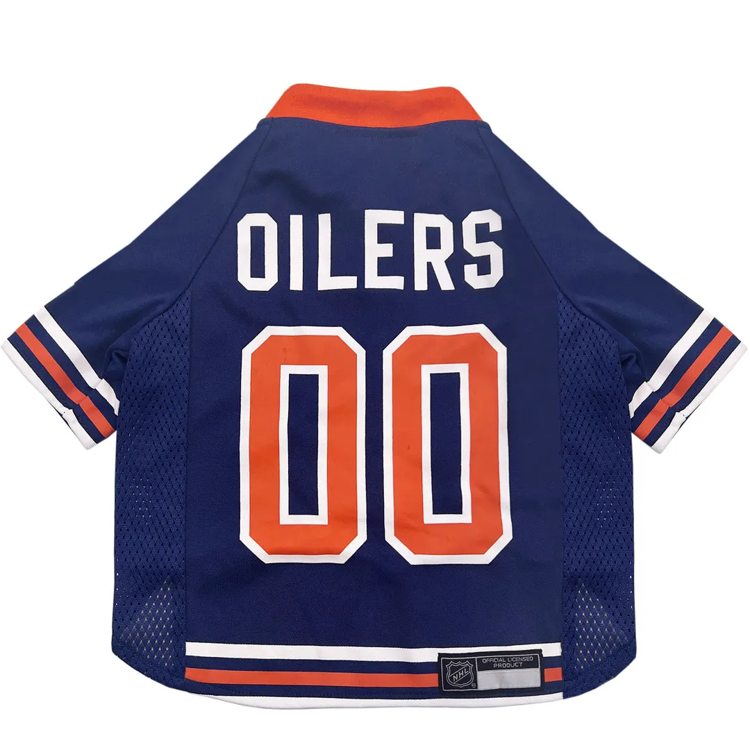 Pets First NHL Edmonton Oilers Pet Jersey - Royal Blue