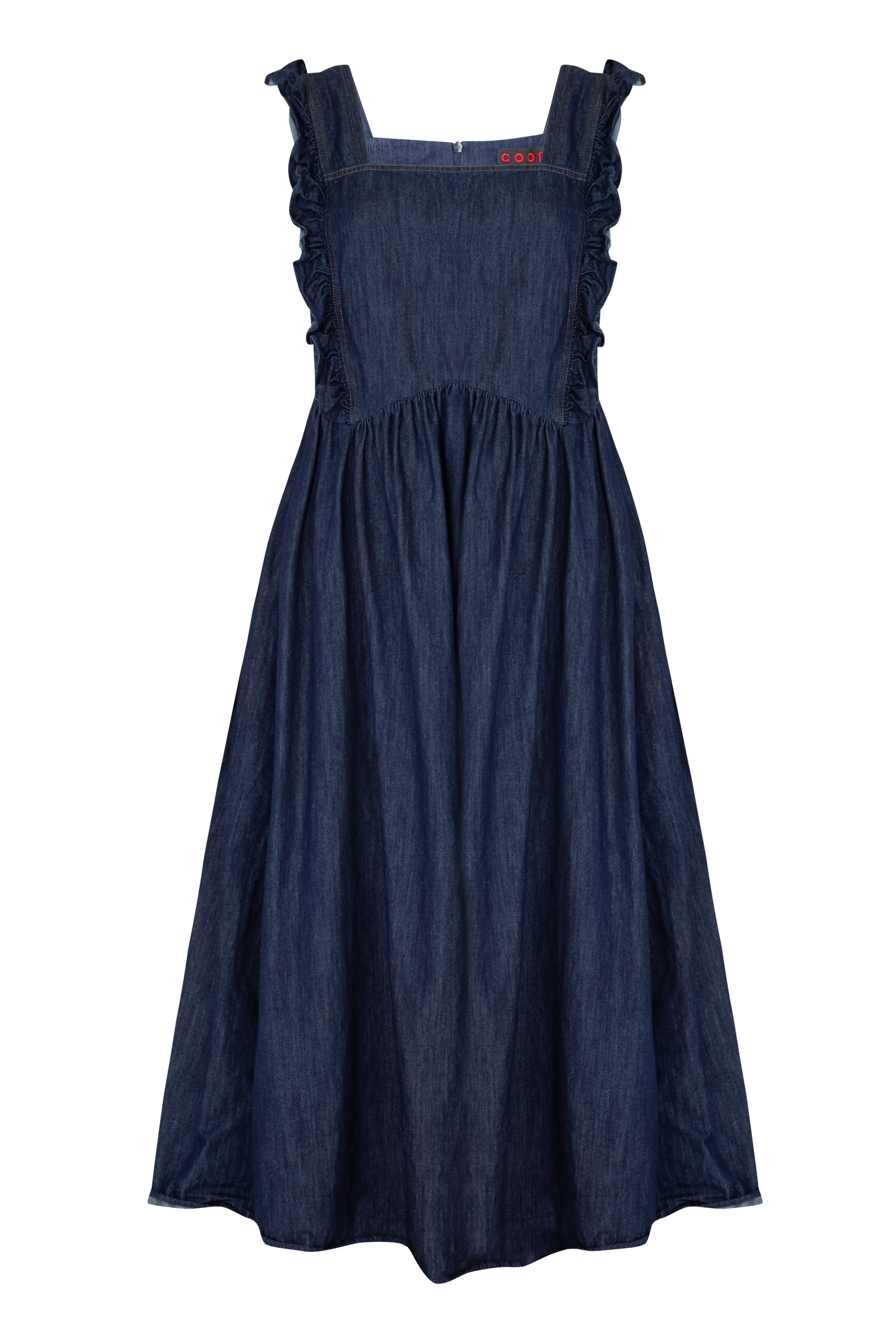 Pinafore Girl Deep Blue