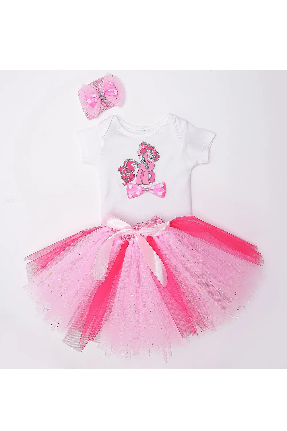 Pinky pie bodysuit with tutu skirt and hairband