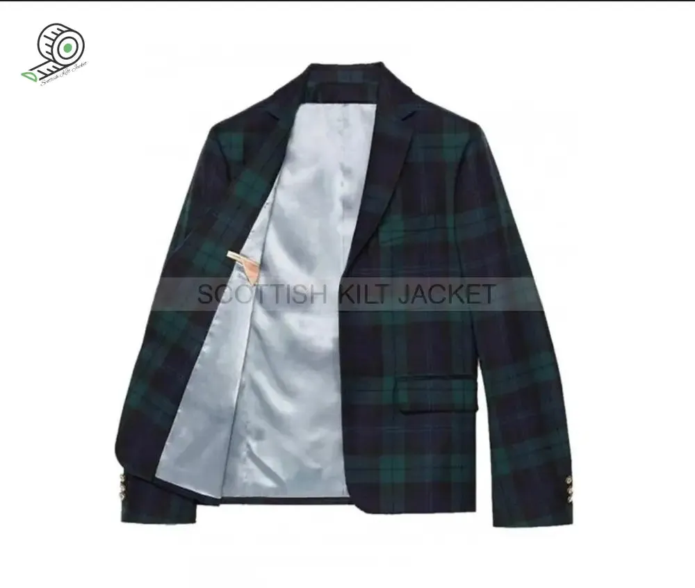 Plaid Tartan Jackets - Men Tartan Coat