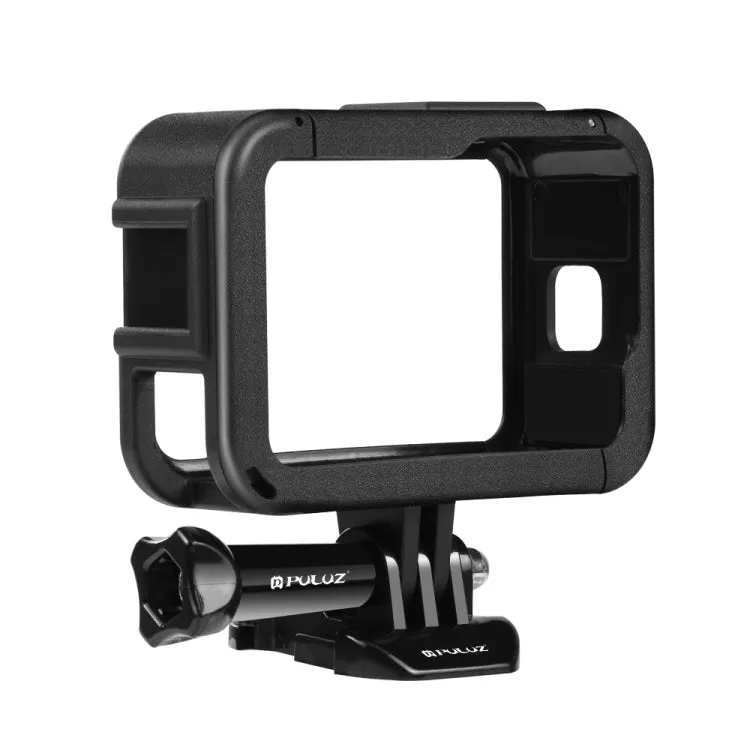 PULUZ Chargeable PA Frame Mount Cage with Cold Shoe Base Slot for GoPro HERO13 Black /12 Black /11 Black /11 Black Mini /10 Black /9 BlackBlack)