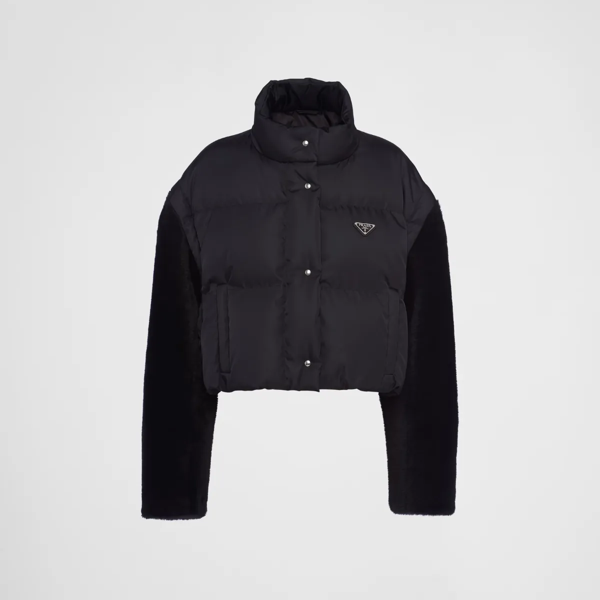 Re-Nylon Down Cropped Jacket