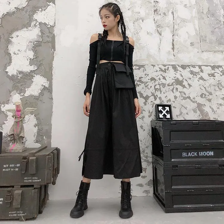 Retro Punk Long skirt SD00647