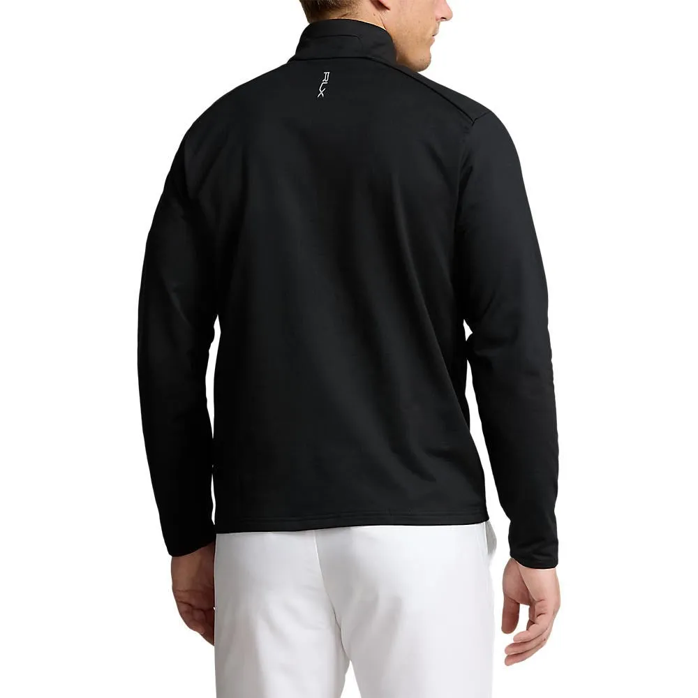 RLX Ralph Lauren Driver Luxury Jersey Pullover - Polo Black