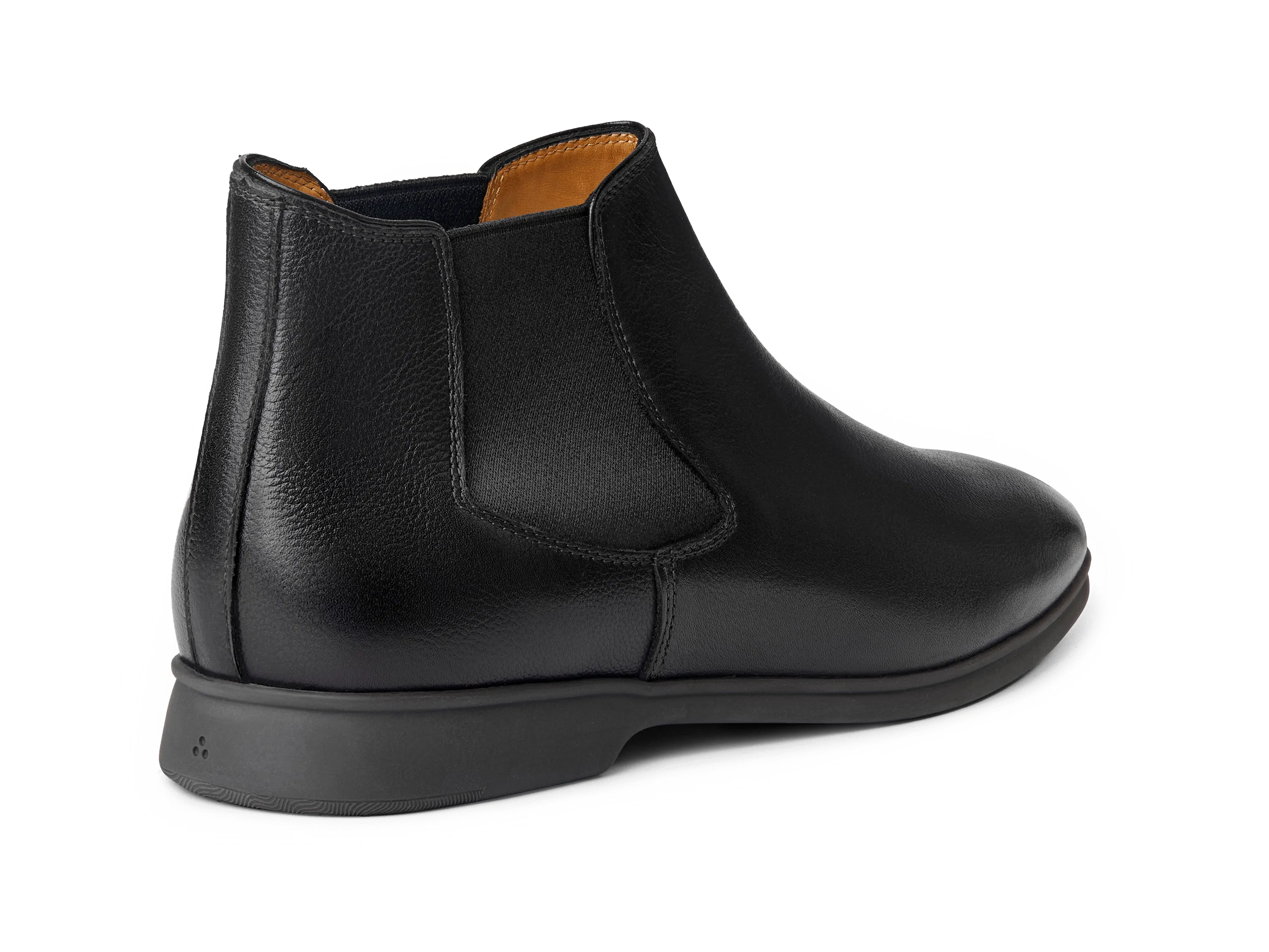 Rover Boots in Black Grain Calf