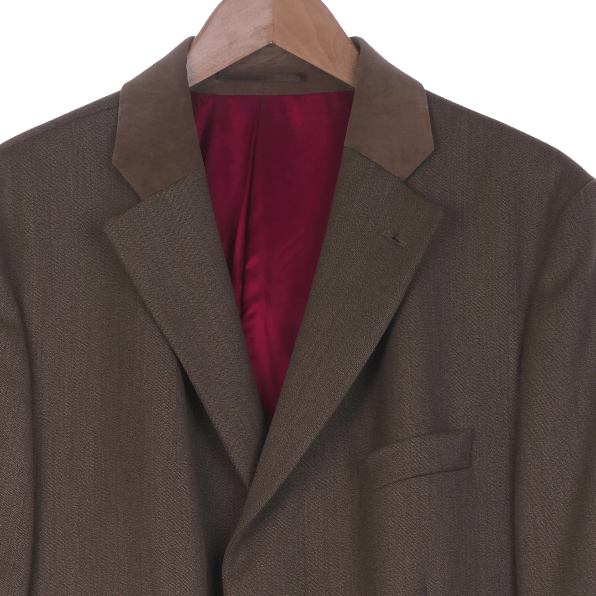 Santinelli Wool Light Brown Tailored Long Sleeved Coat UK Size XL.