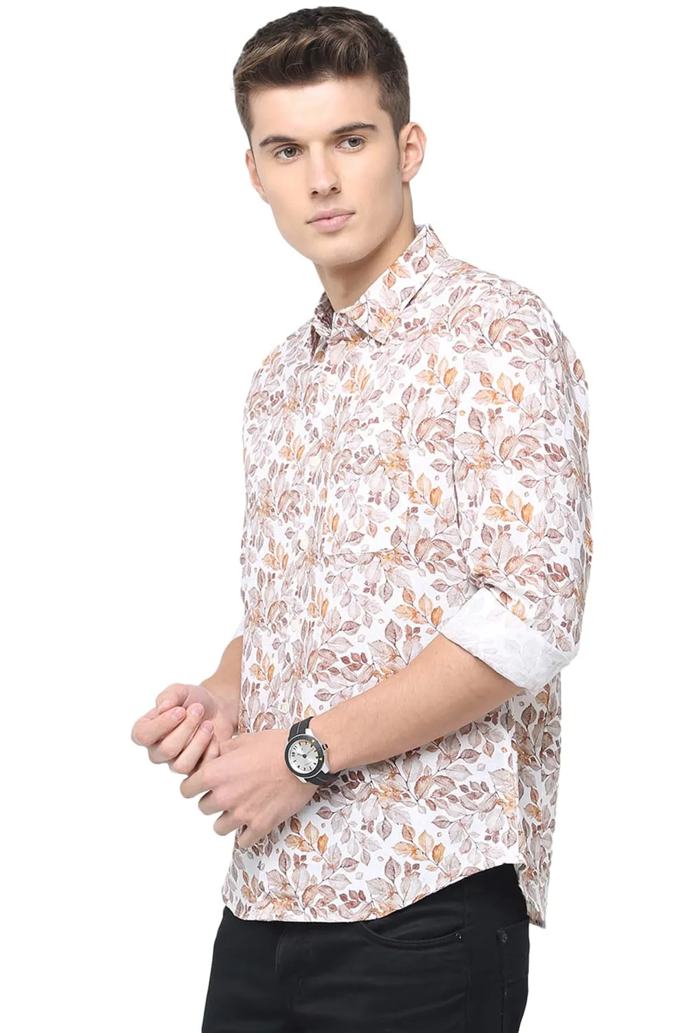 Slim Fit Digital Printed Shirt