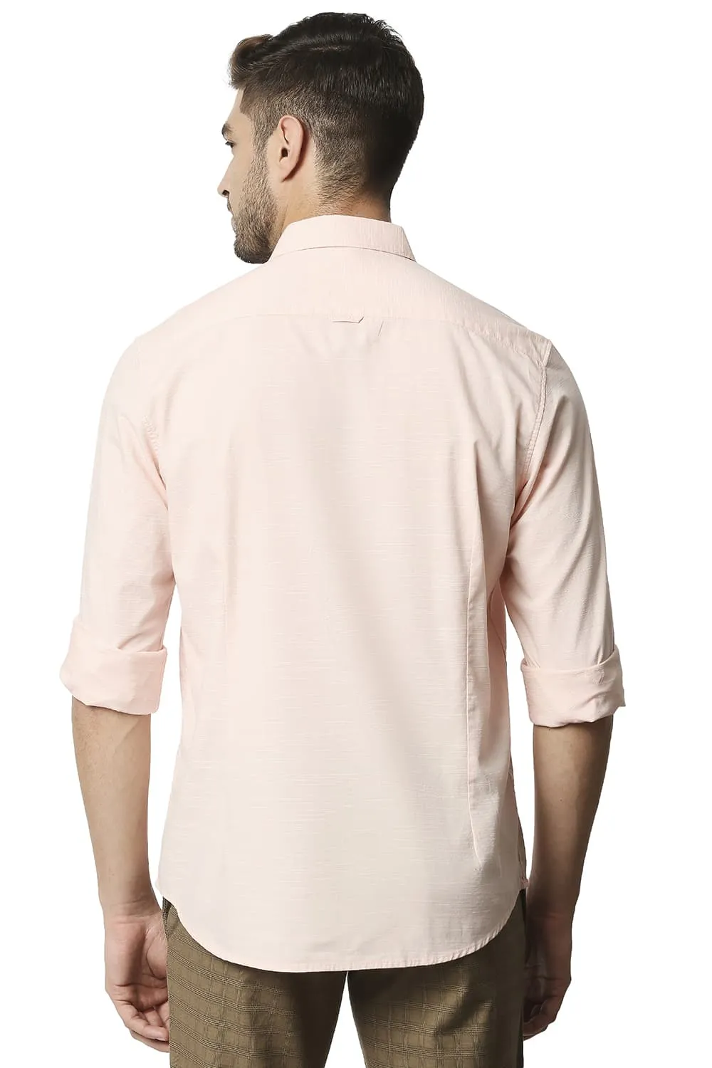 Slim Fit Slub Shirt