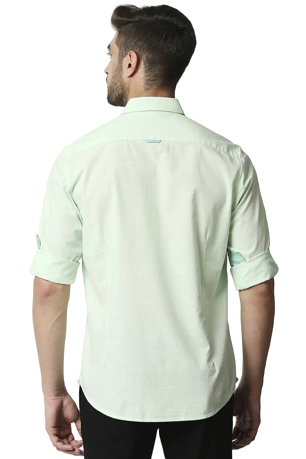 Slim Fit Slub Shirt