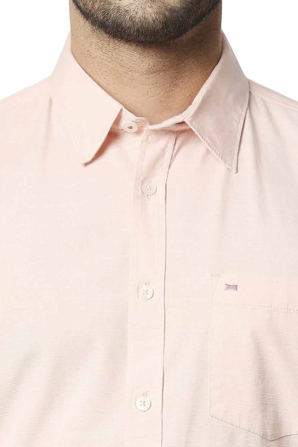 Slim Fit Slub Shirt