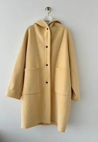 SUPER 140s LONG HOOD COAT