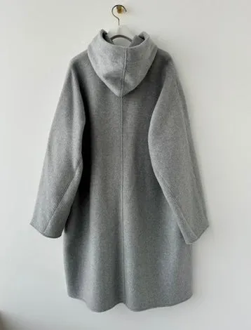 SUPER 140s LONG HOOD COAT