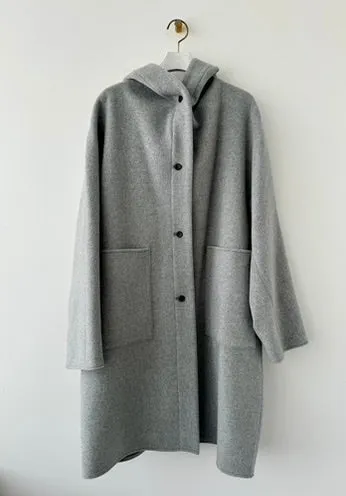 SUPER 140s LONG HOOD COAT