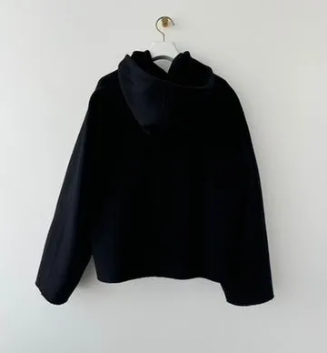 SUPER 140s SHORT HOOD COAT