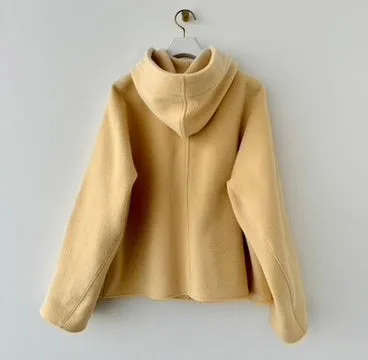 SUPER 140s SHORT HOOD COAT