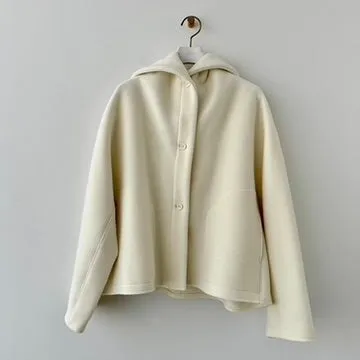 SUPER 140s SHORT HOOD COAT