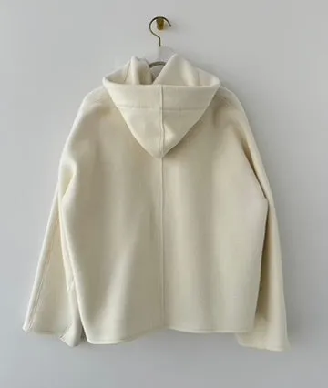 SUPER 140s SHORT HOOD COAT