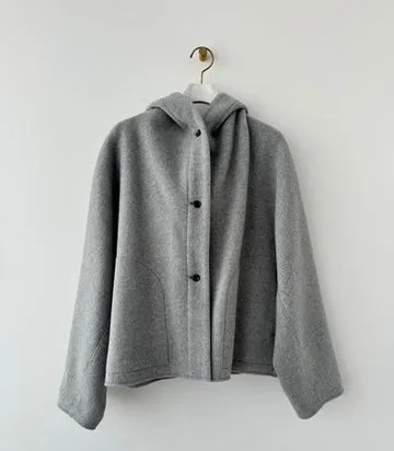 SUPER 140s SHORT HOOD COAT