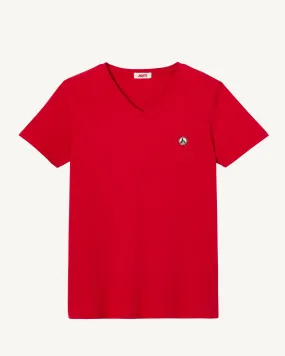 T-shirt homme en coton biologique Rouge Benito