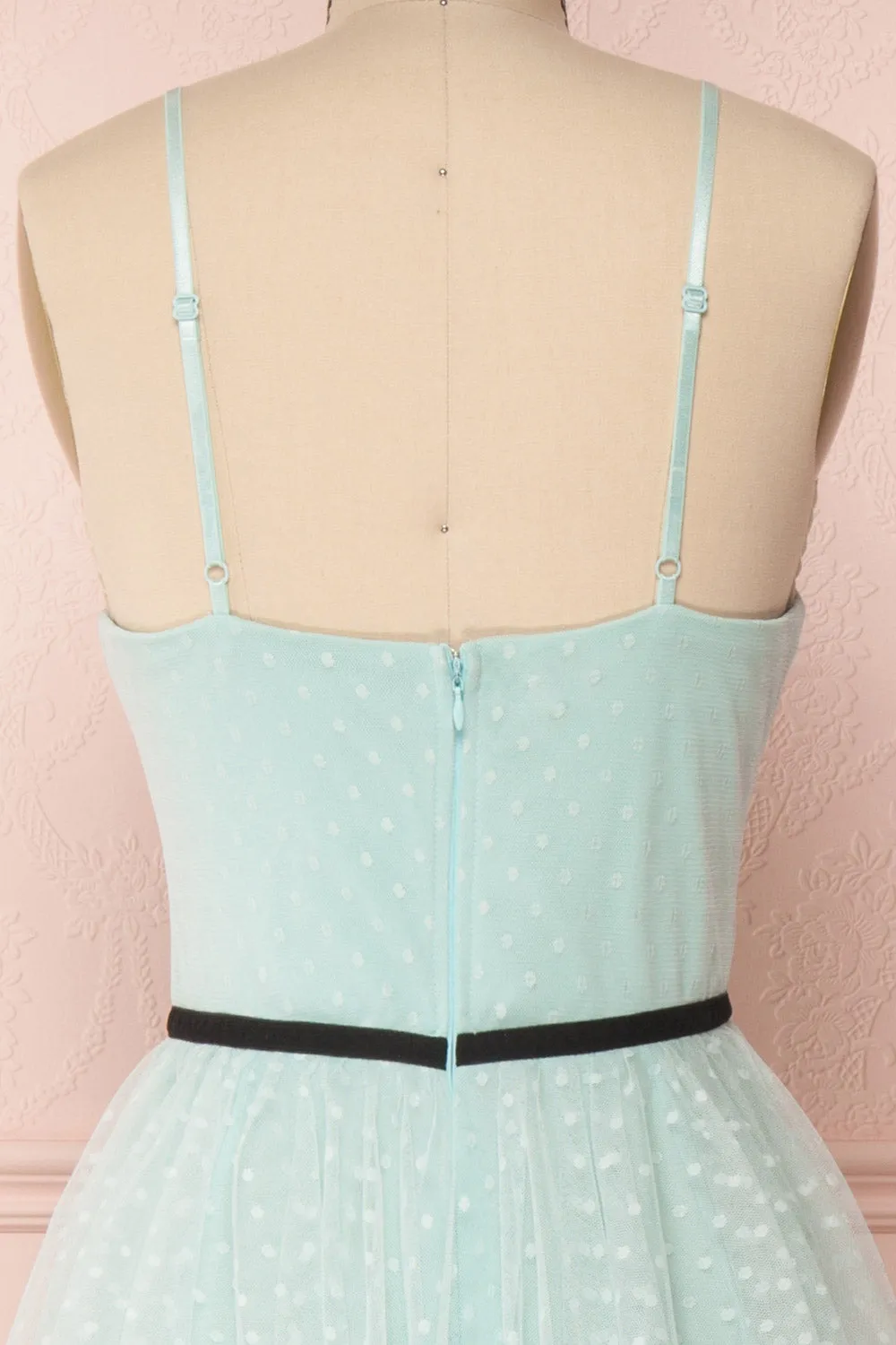 Tenya Mint | Mint Green Layered Dress