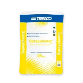 Terraco Spray Plaster Base Coat 25Kg