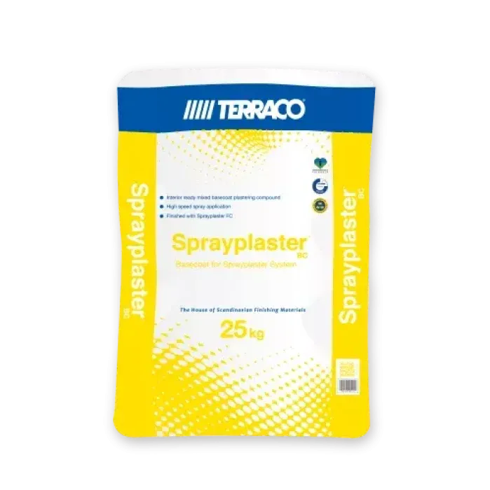 Terraco Spray Plaster Base Coat 25Kg