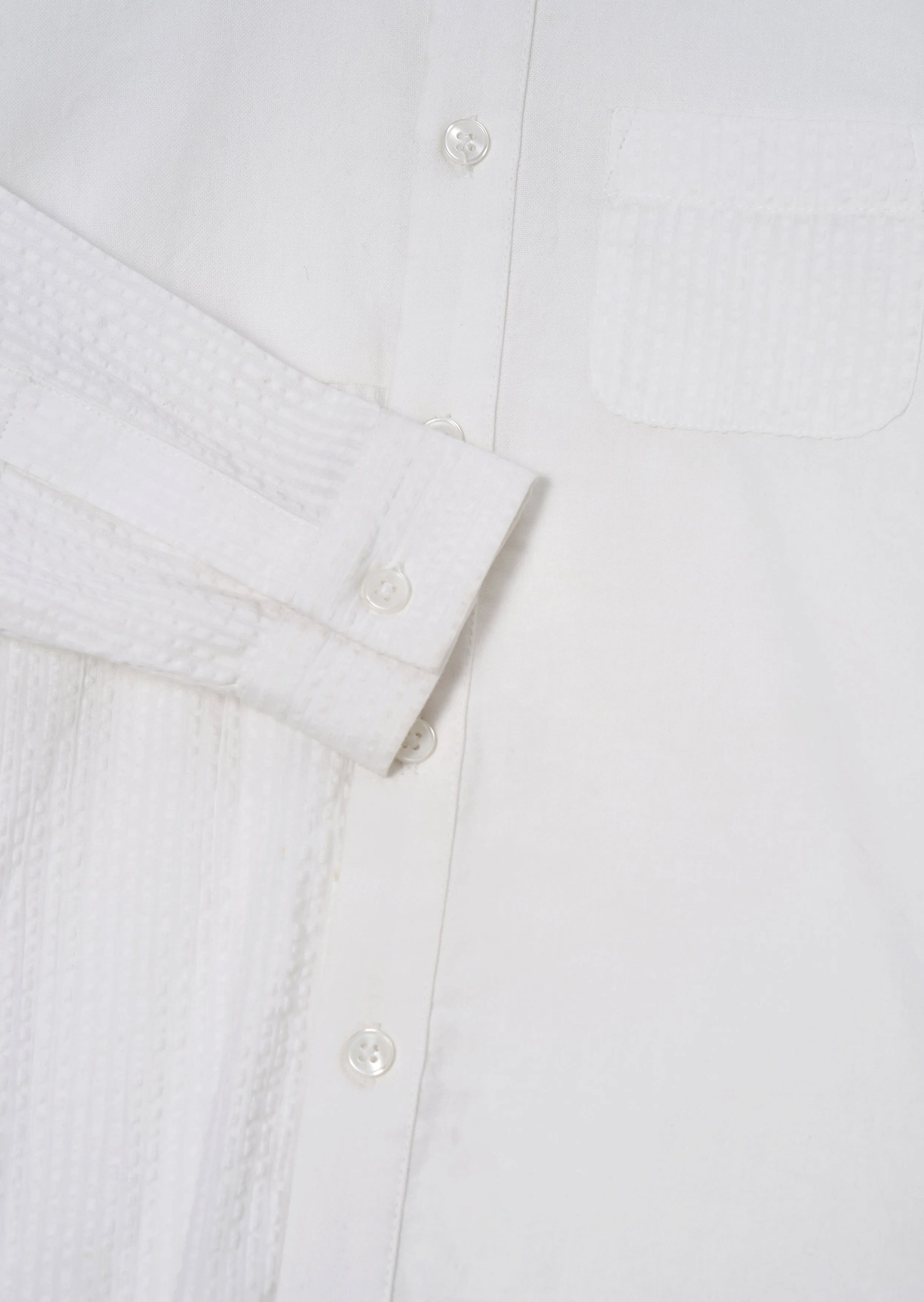 Thomas White Textured Shirt