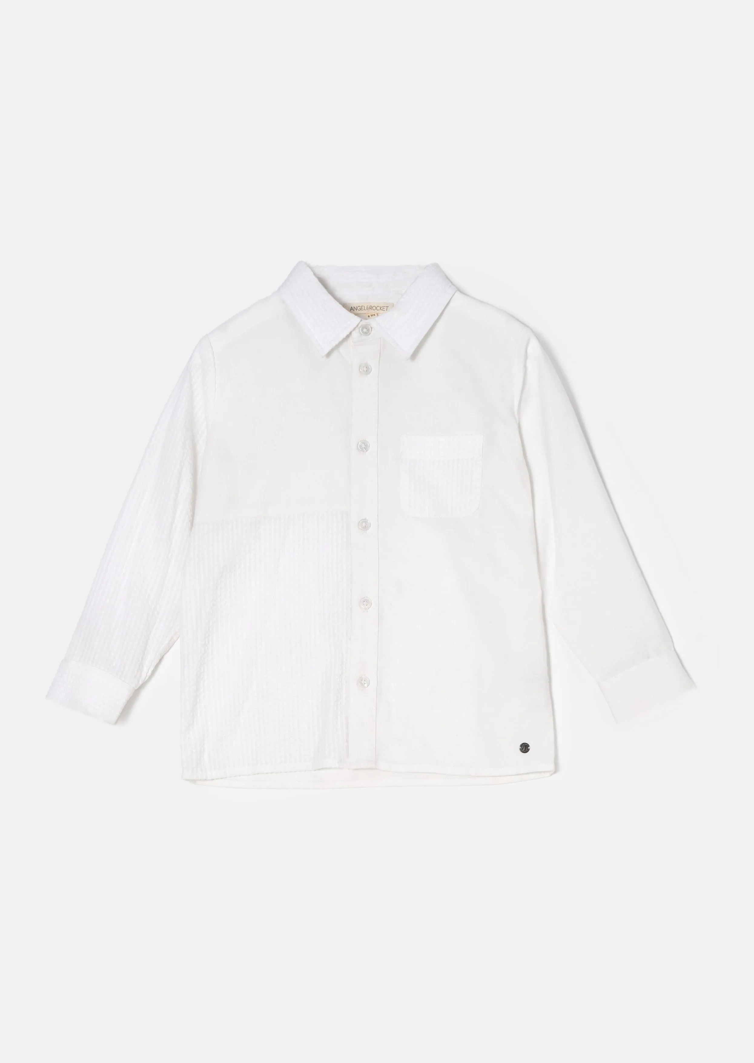 Thomas White Textured Shirt