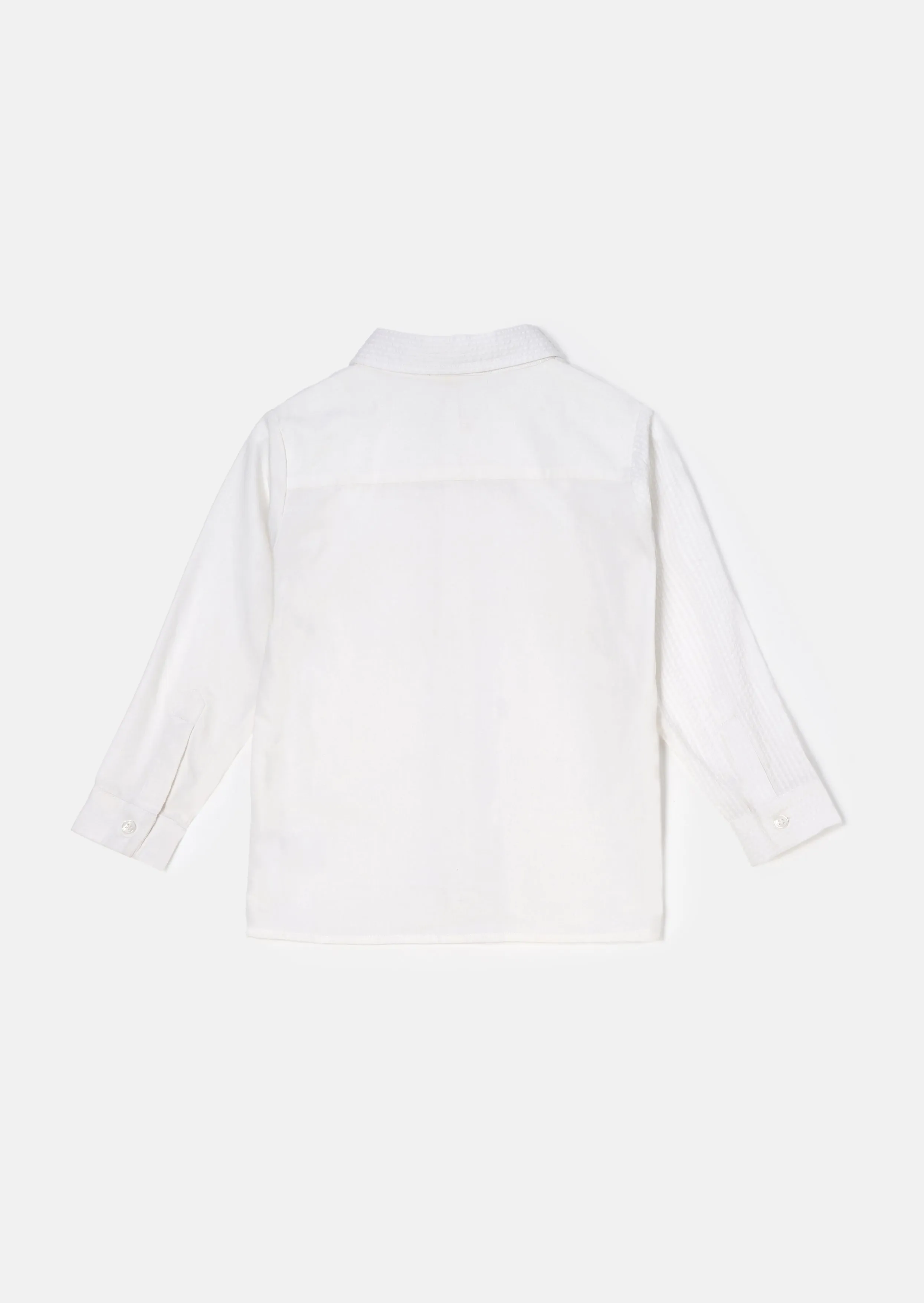 Thomas White Textured Shirt