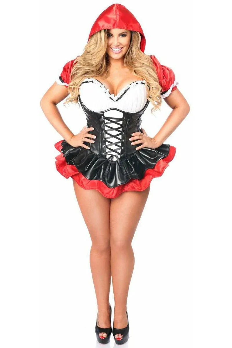 Top Drawer Premium Red Riding Hood Corset Dress Costume