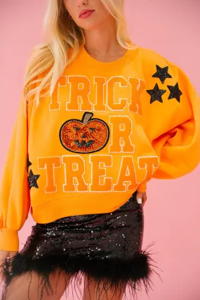 TRICK OR TREAT PUMPKIN PULLOVER