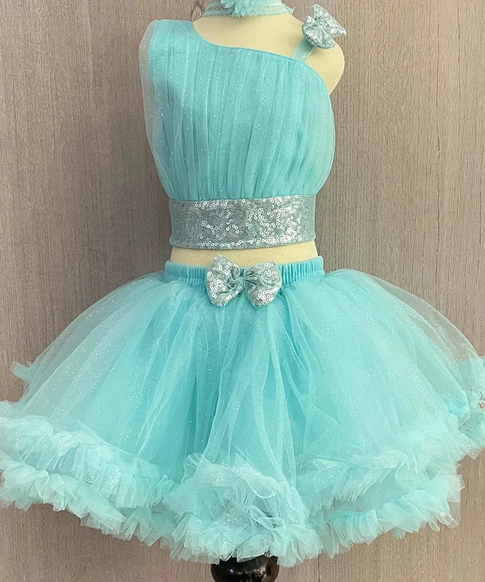 Turquoise Colored Dress for Birthday Girl