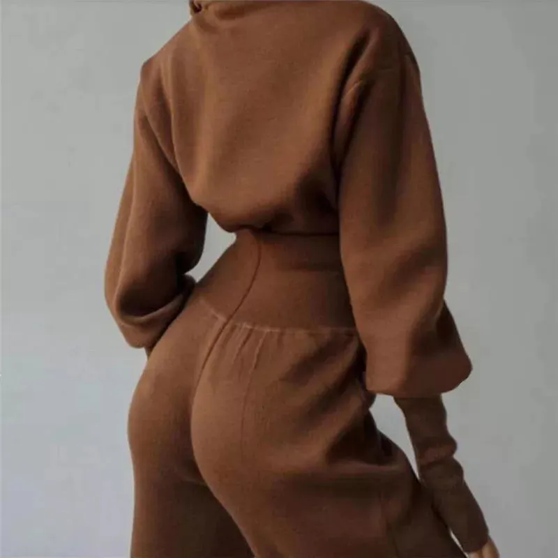 Turtleneck Warm Tracksuit