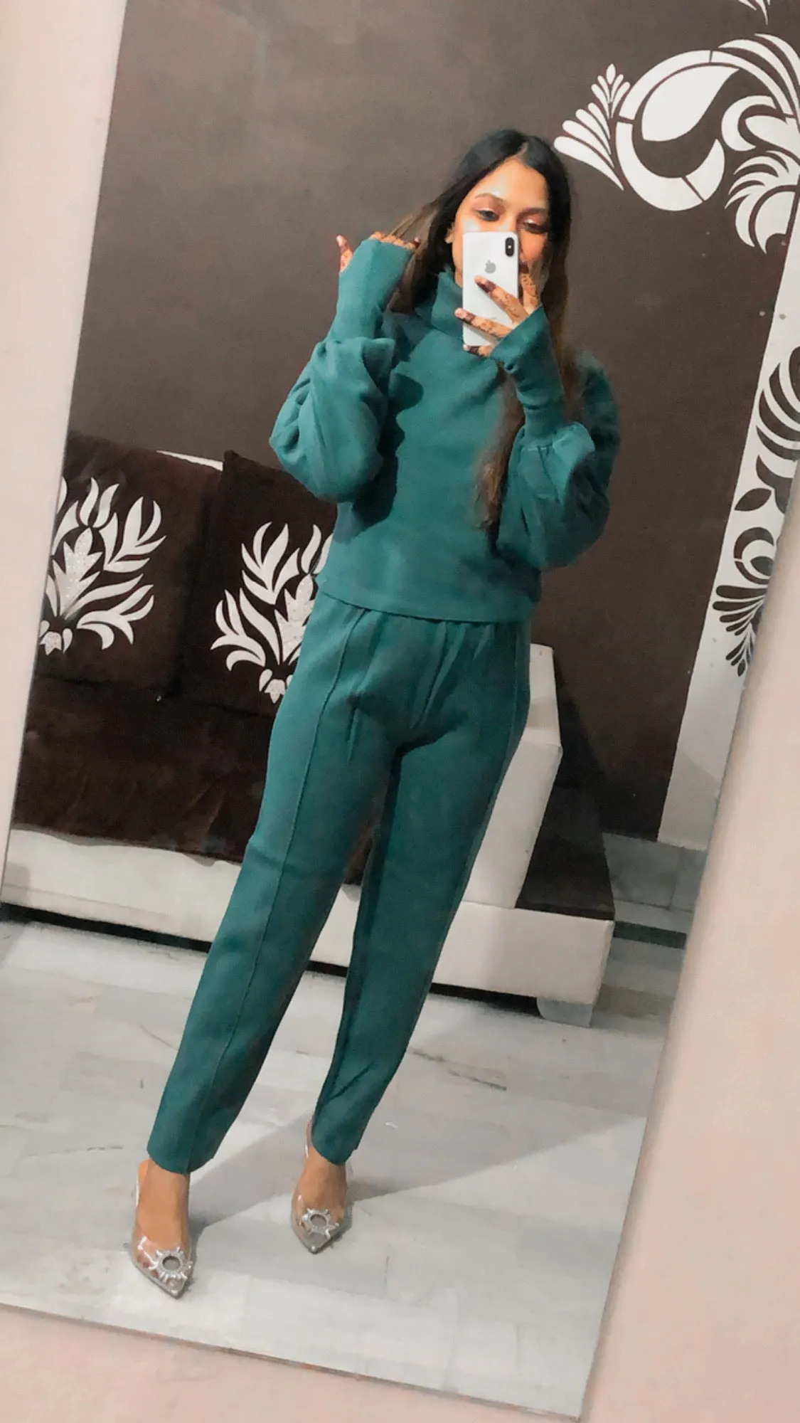 Turtleneck Warm Tracksuit