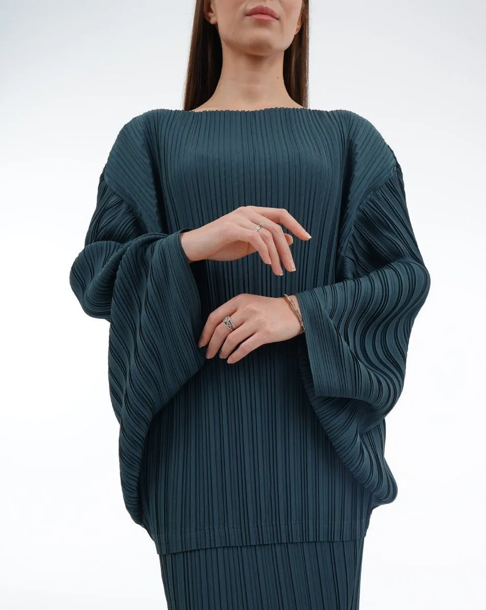 Tyler Top With Folded Square Sleeve