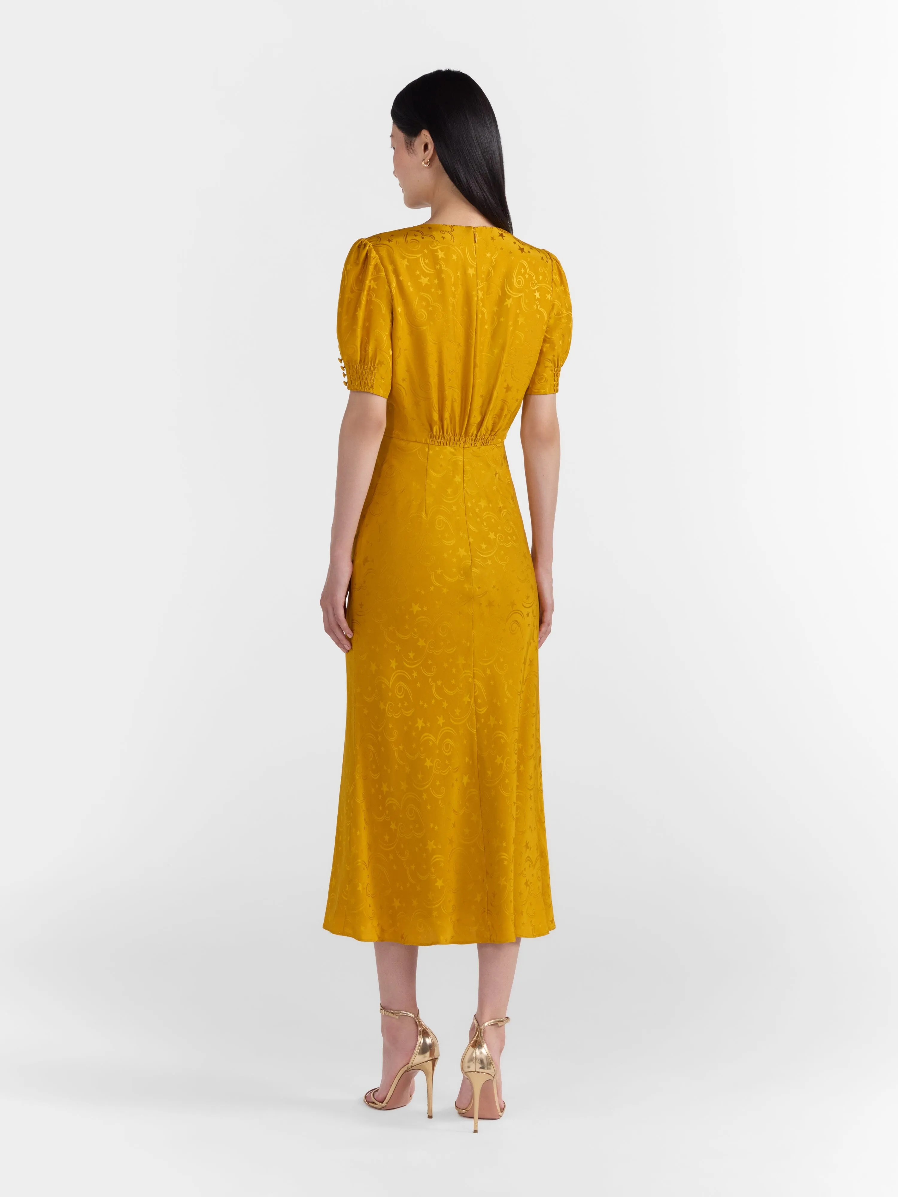 Venyx Lea B Dress in Golden Poppy