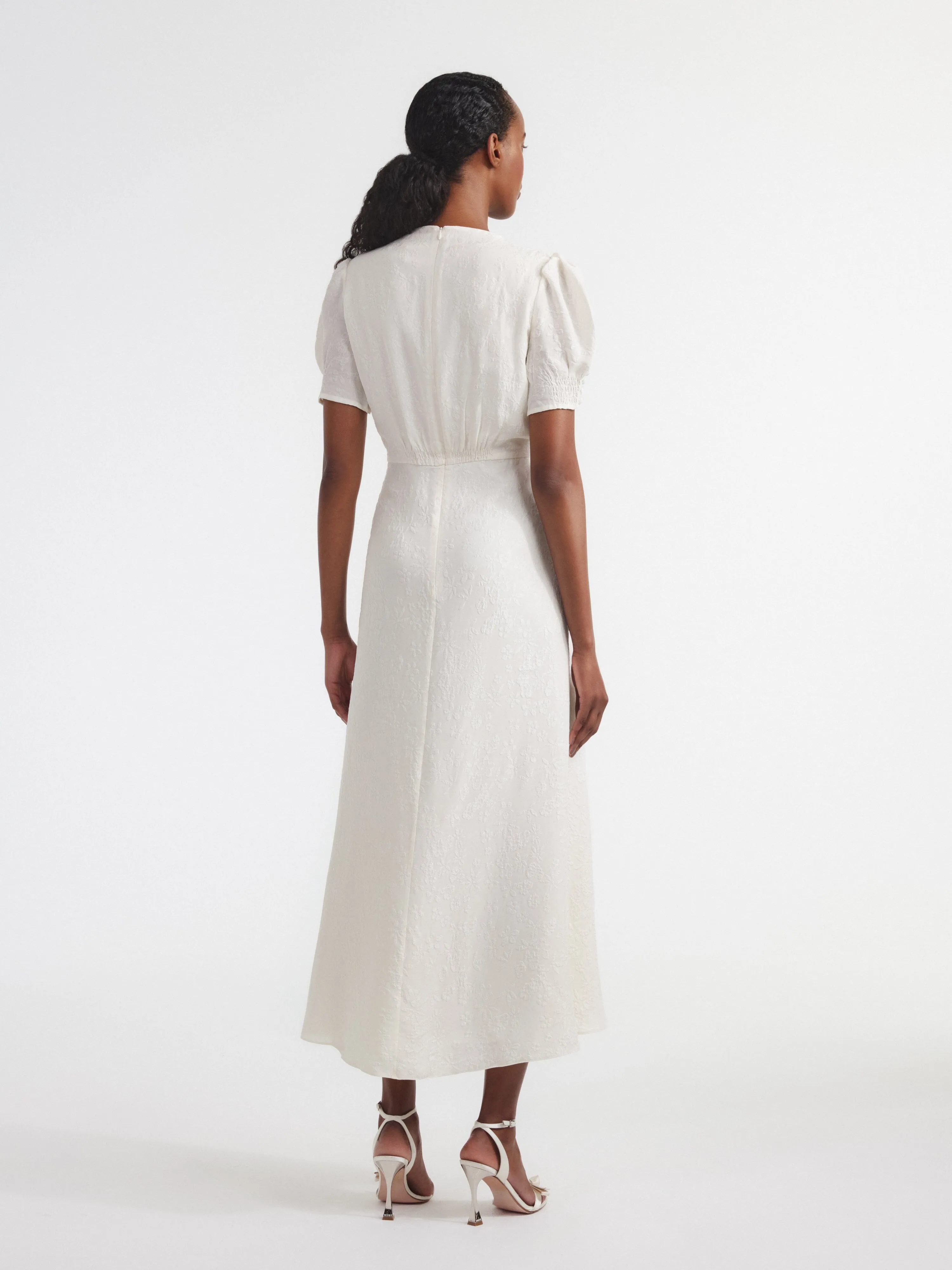 Venyx Lea Long Dress in Ivory