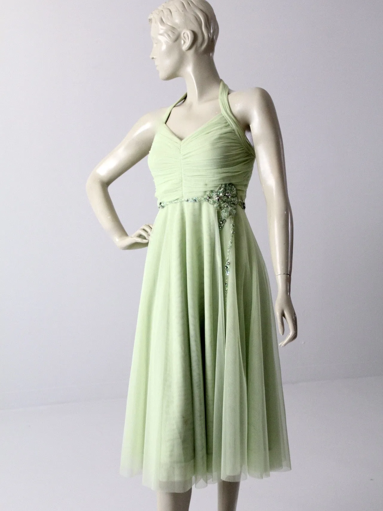 vintage halter party dress