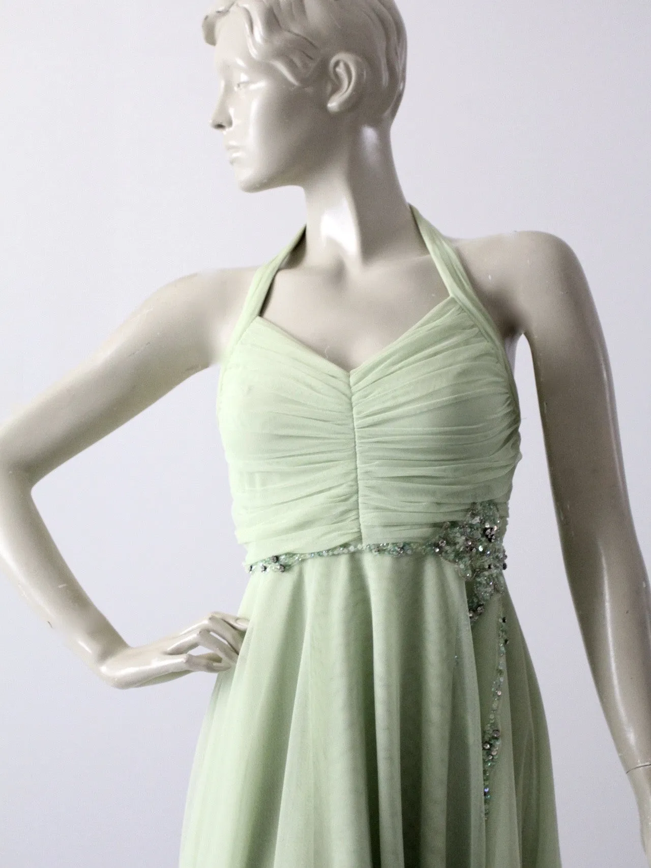 vintage halter party dress