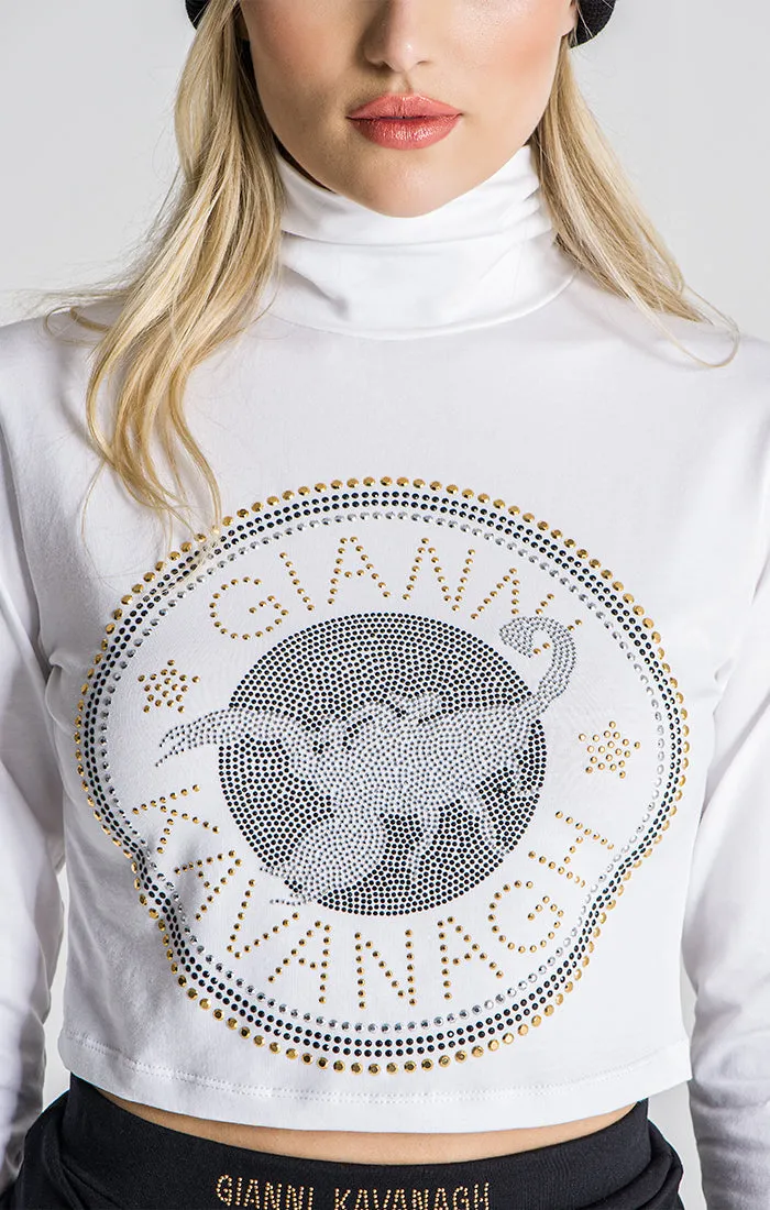 White Astral Turtleneck