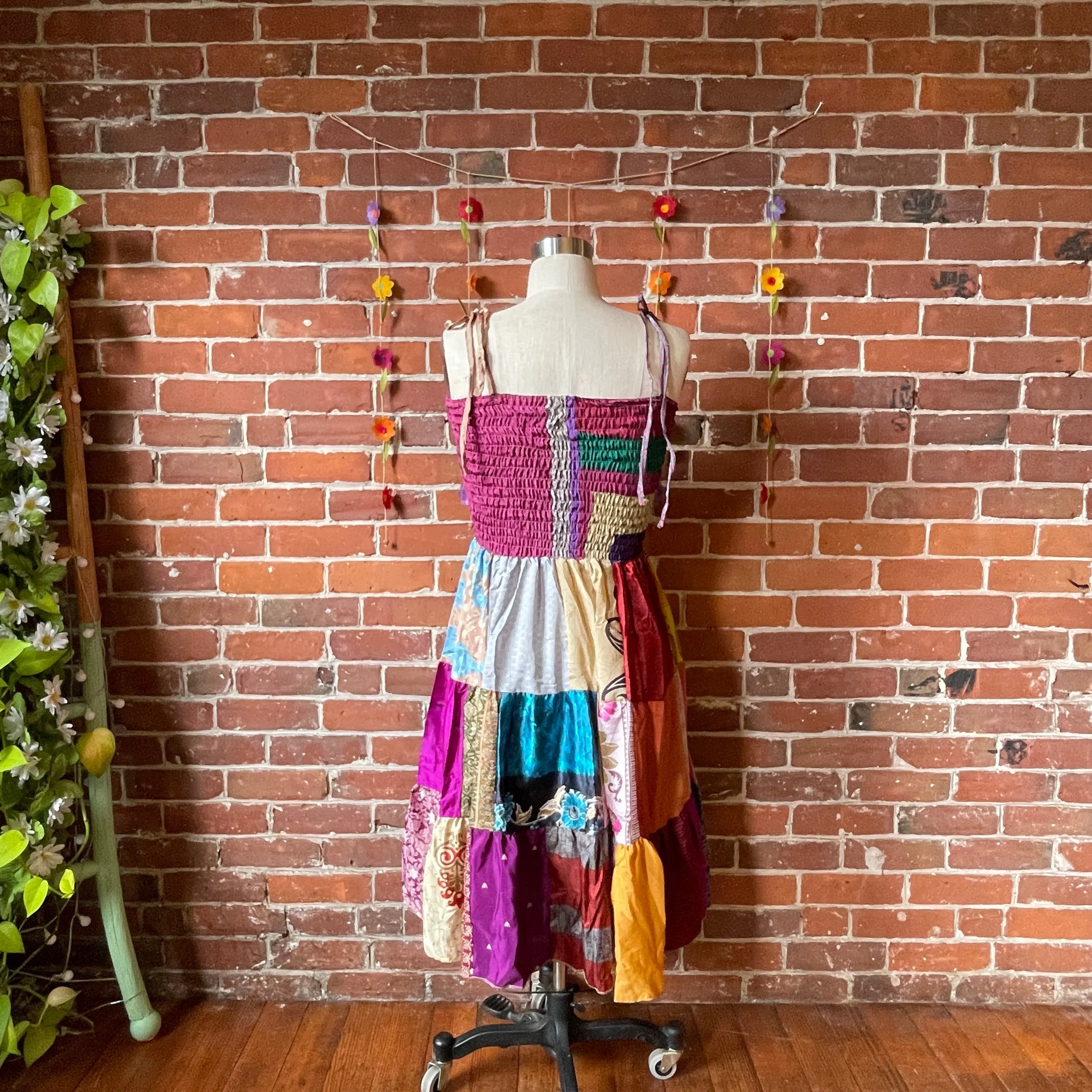 Willow Patchwork Sari Dress / Skirt