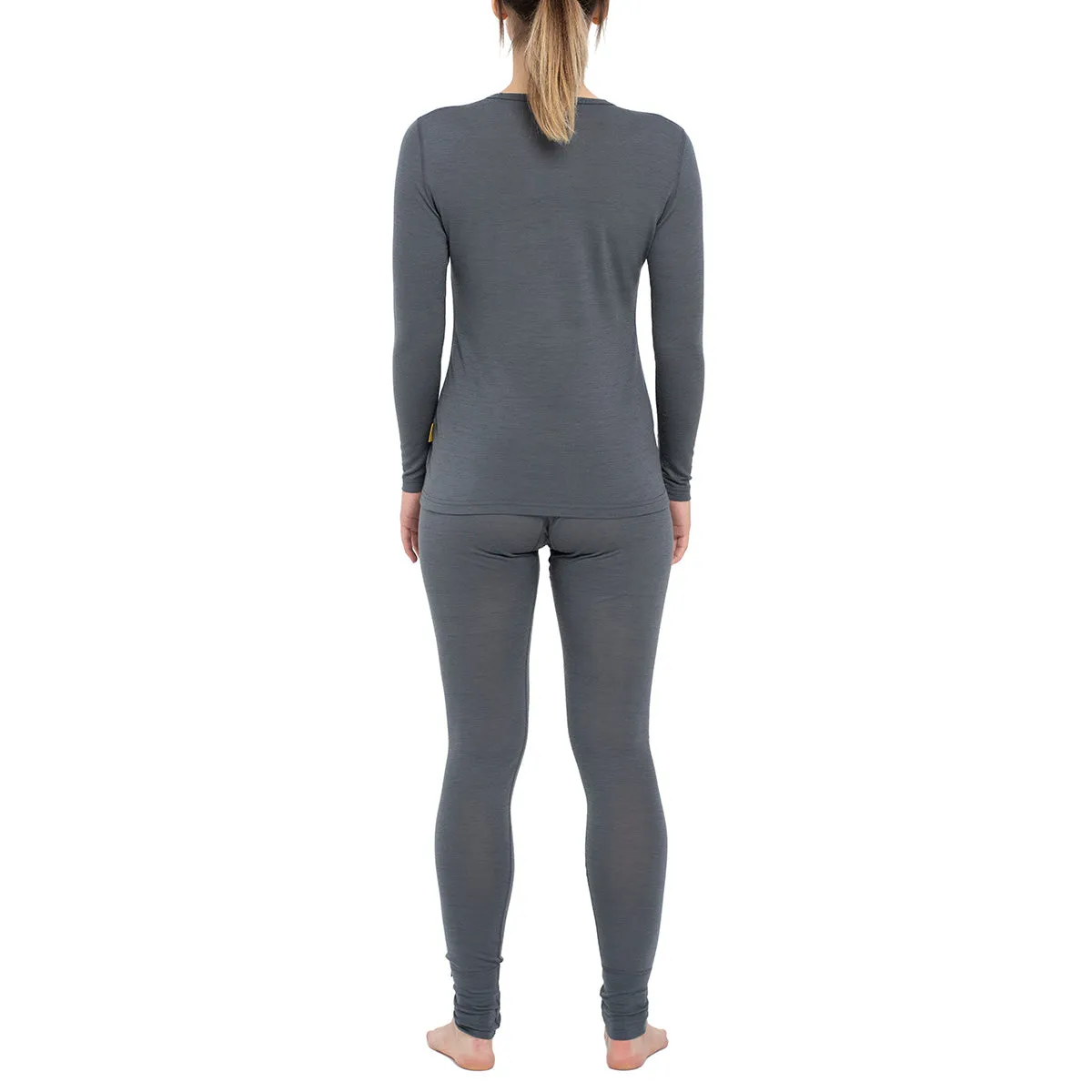 Women's 160 Long Sleeve & Bottoms 2-Piece Perfect Grey