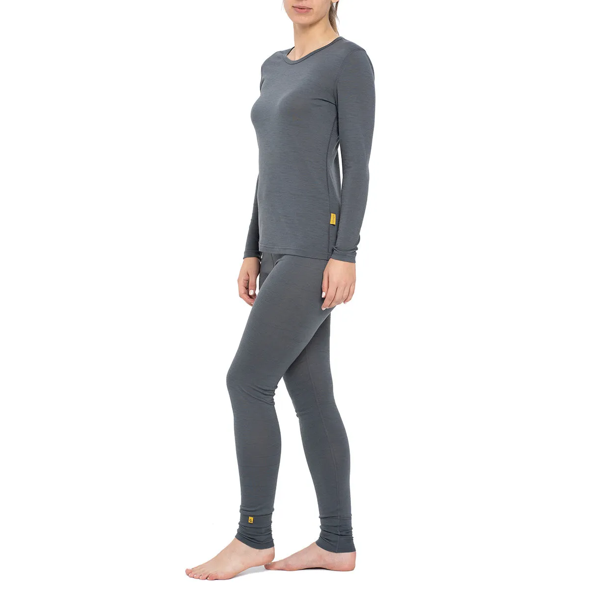 Women's 160 Long Sleeve & Bottoms 2-Piece Perfect Grey